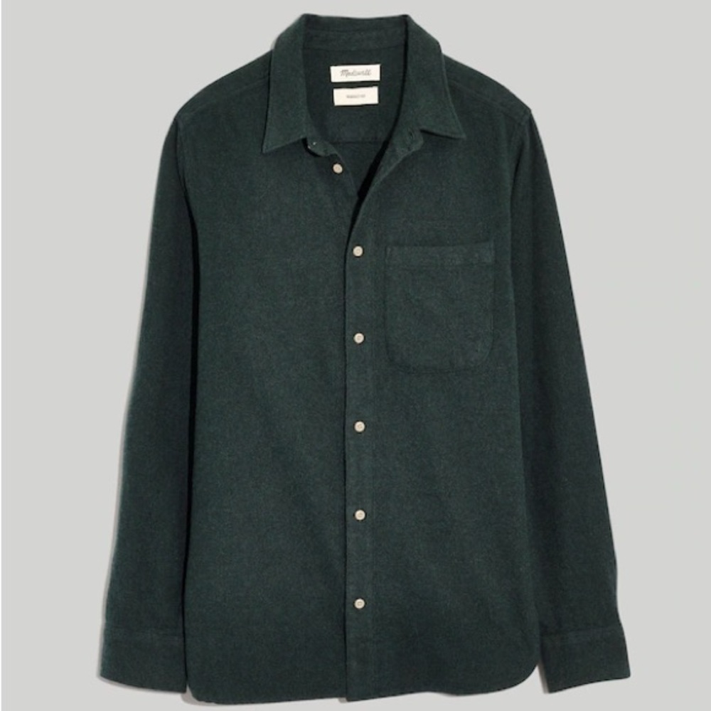 Madewell Sunday Flannel Perfect Long-Sleeve Shirt - Picture 4 of 7